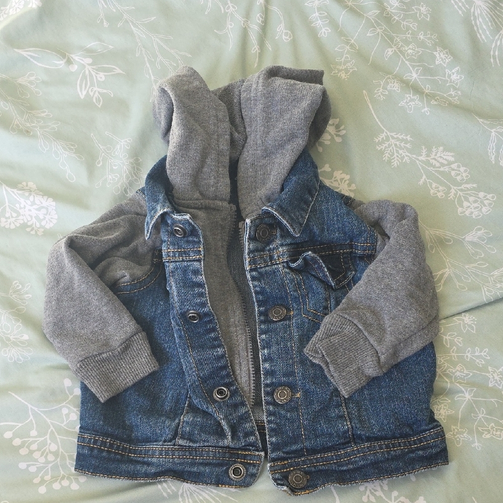 Arizona Jean Company Blue and Gray Kids Jacket